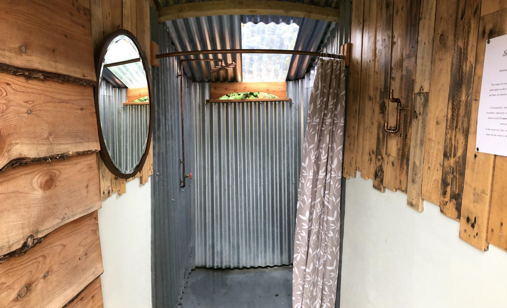 The interior of one of the cubicles
